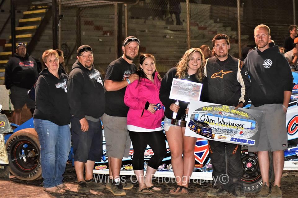 Collen Winebarger Wins Mark Howard Memorial Modified Nationals; Helsel, Braaten, And H. Bloom