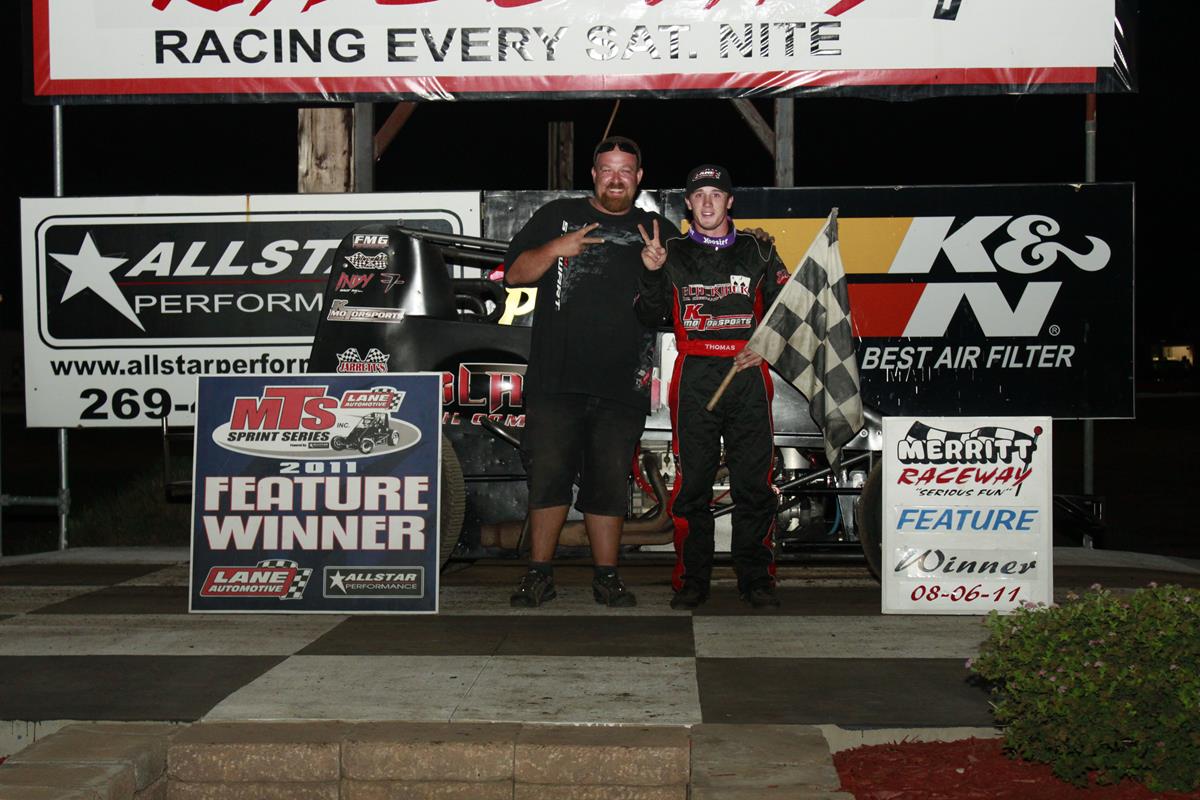 Kevin Thomas Jr Takes the Sprint Tic Title at Merritt Speedway