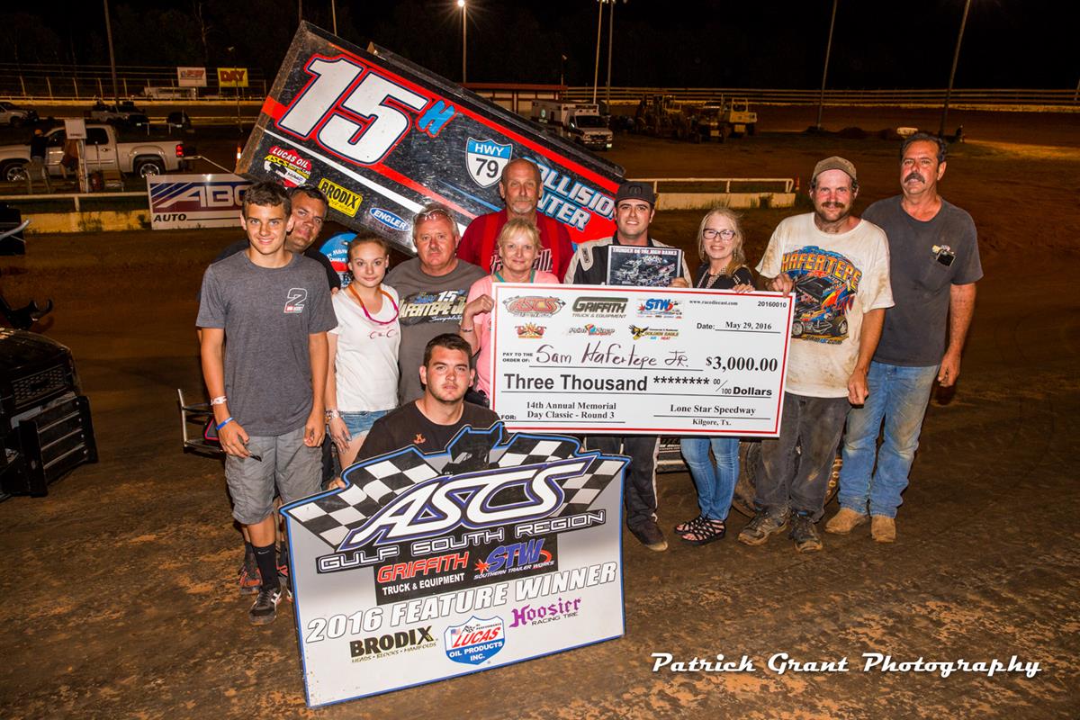 Sam Hafertepe, Jr. Grabs Lone Star Speedway Glory with ASCS Gulf South Region