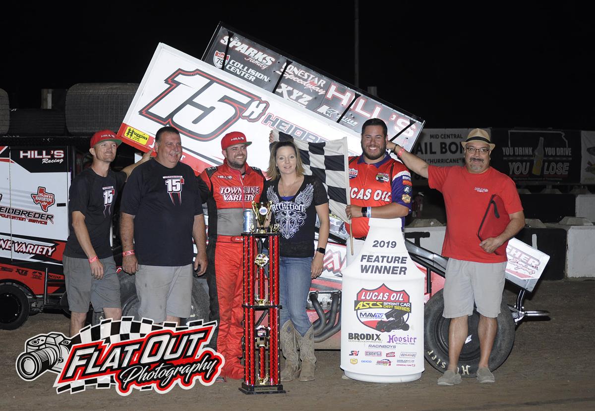 Sam Hafertepe, Jr. Makes In Five Wins In 2019 And His Second ASCS Speedweek Title