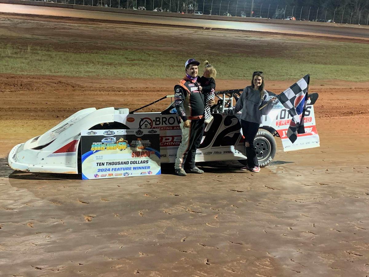 Brown Scores Historic Fourth Early Bird 50 Win at Needmore