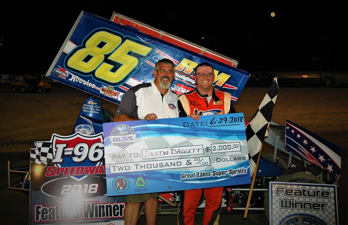 DAGGETT WINS BATTLE OF SPEED