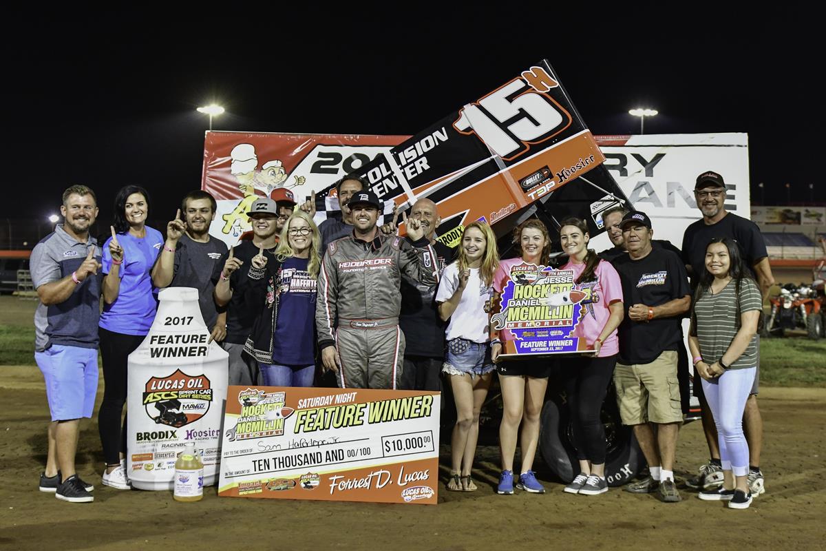 Sam Hafertepe, Jr. Wins The 7th Annual Hockett/McMillin Memorial