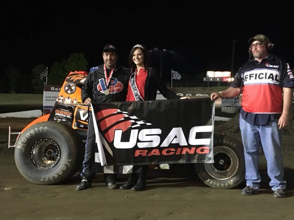 RYAN GODOWN ROCKETS HIS WAY TO FIRST EVER USAC WINGLESS SPRINT VICTORY