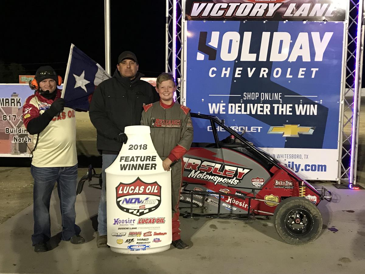 Pursley and Drake Post Lucas Oil NOW600 National Micro Series Wins at Grayson County Speedway