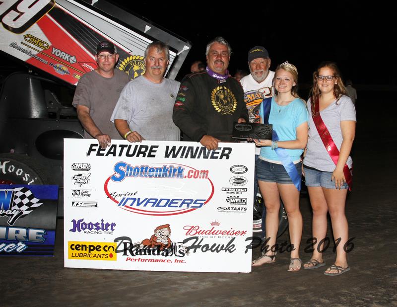 John Schulz Tops Sensational Sprint Invaders Feature in Eldora!