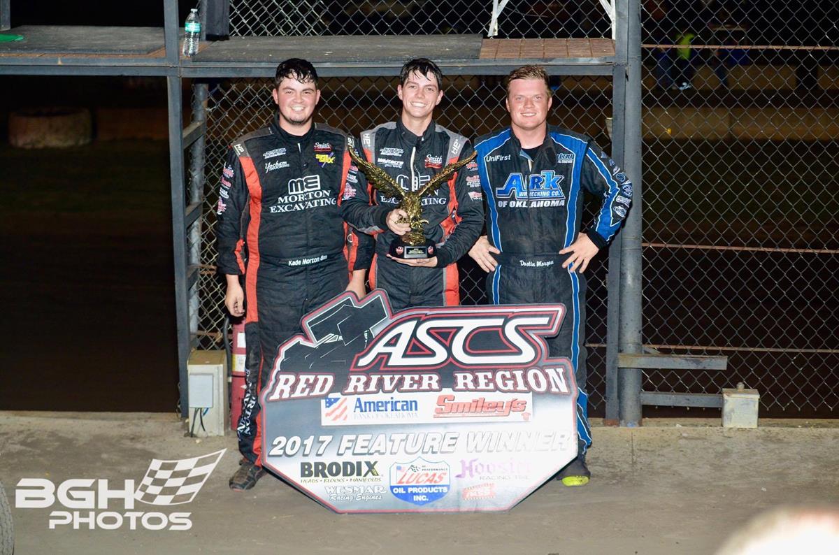 Chance Morton Slides To Victory With ASCS Red River At The Salina Highbanks
