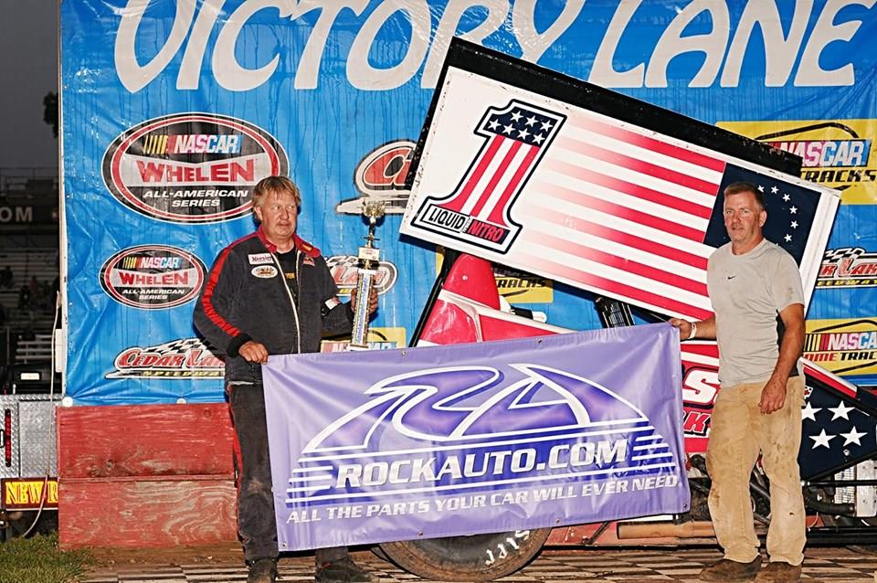 Kobs gets the Win from the Pole