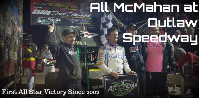 Paul McMahan scores first All Star victory since 2002 during visit to Outlaw Speedway