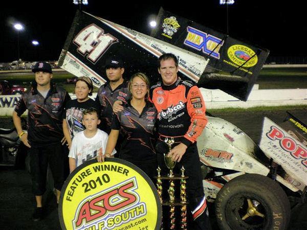 Johnson Wins ASCS Gulf South Season Finale at HRP; Kulhanek Claims Championship