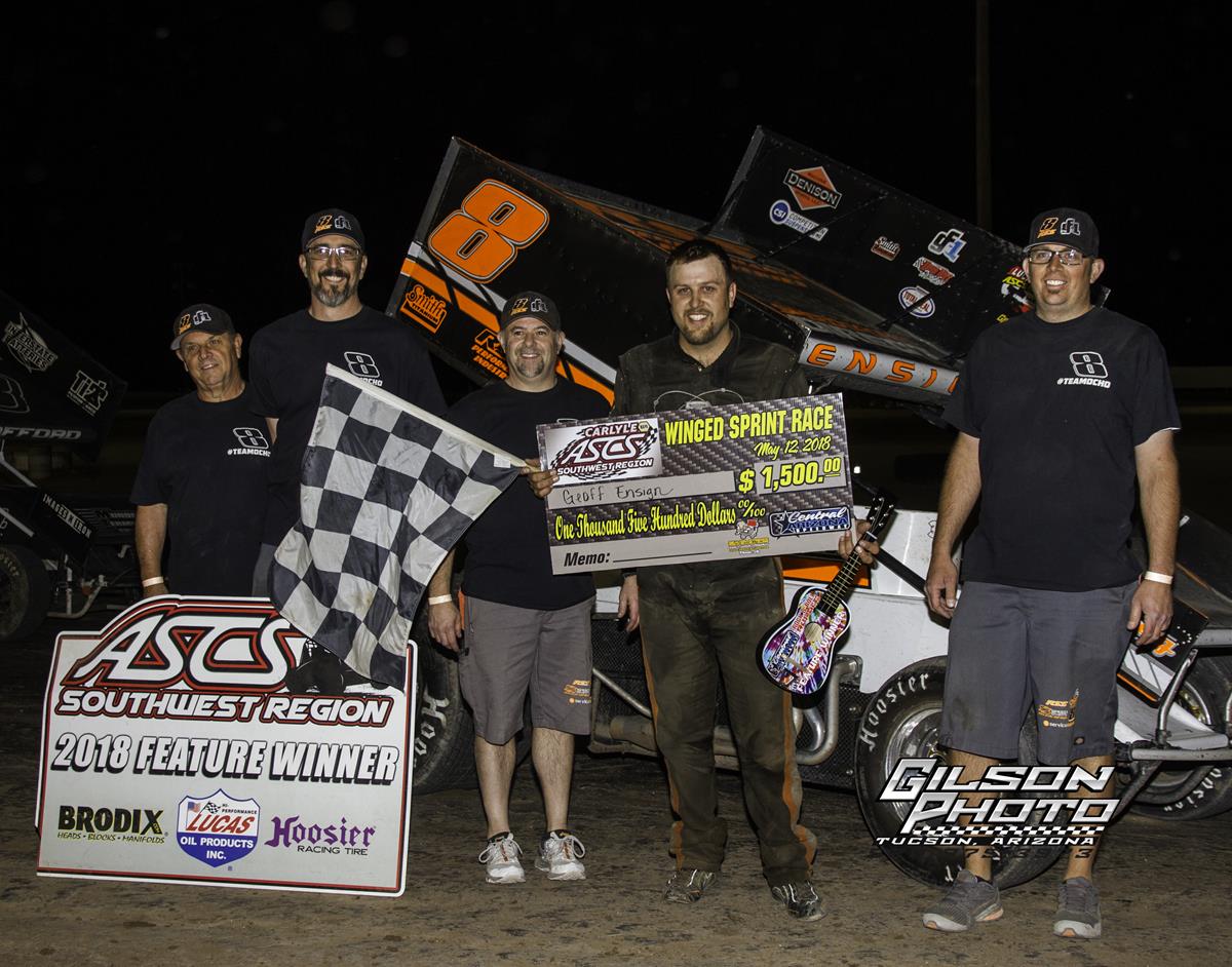 First Time For Ensign With ASCS Southwest At Central Arizona Speedway