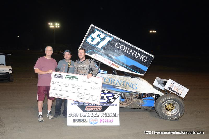 Caleb Martin Tops ASCS Gulf South Opener At Golden Triangle Raceway Park