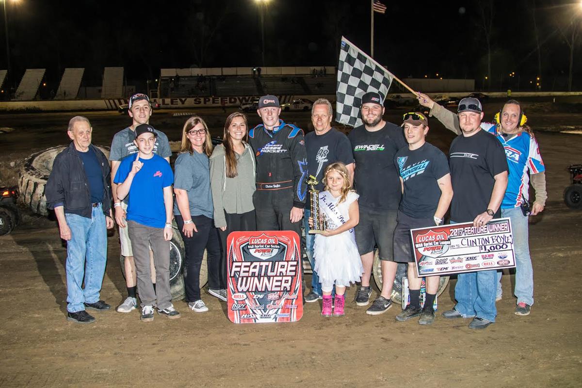 BOYLES TOPS POWRI LUCAS OIL WAR SPRINTS AT VALLEY