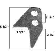 A&A Saddle Gusset, 1/16" Steel 1-1/2"/1-3/4" Tubing 2/Pack
