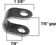 A&A Heim Joint Clevis, 3/8" Hole  7/8" Gap