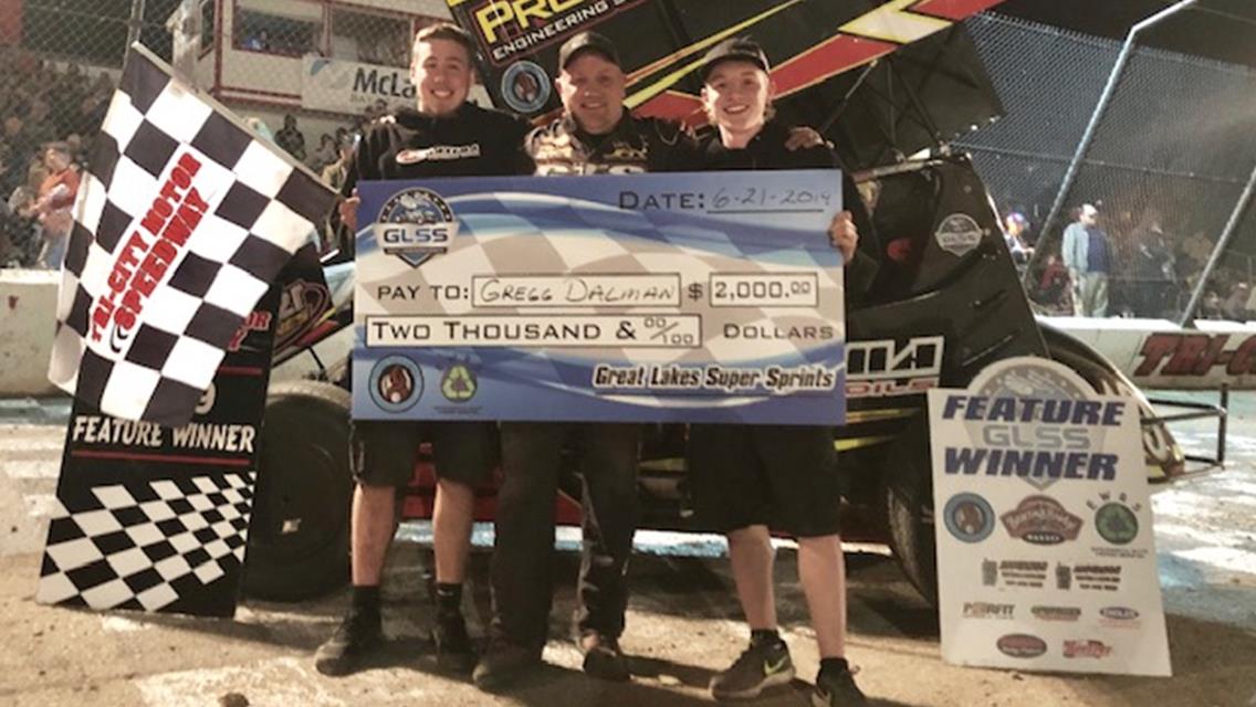 DALMAN GETS FIRST WIN OF SEASON