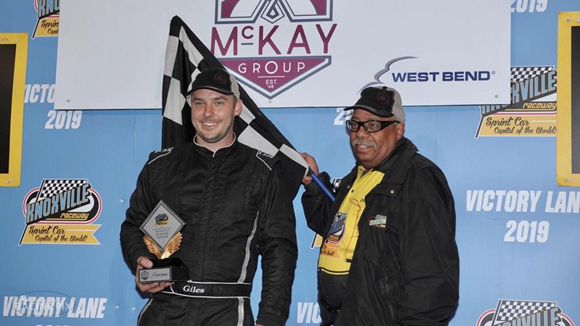 Ryan Giles Holds off Thomas Kennedy for the win at Knoxville!