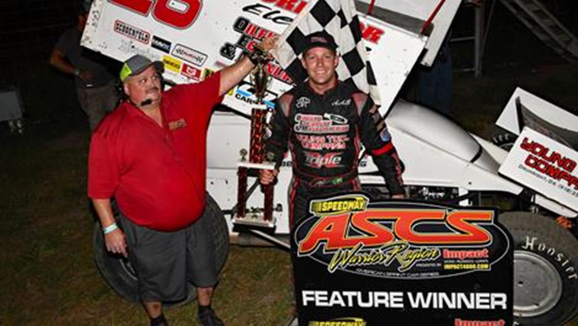 Bergman Triumphant at U.S. 36 Raceway Before Netting Podium at Lake Ozark Speedway