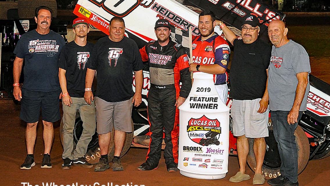 Hafertepe Scores Lucas Oil American Sprint Car Series Speedweek Victory At Lawton Speedway