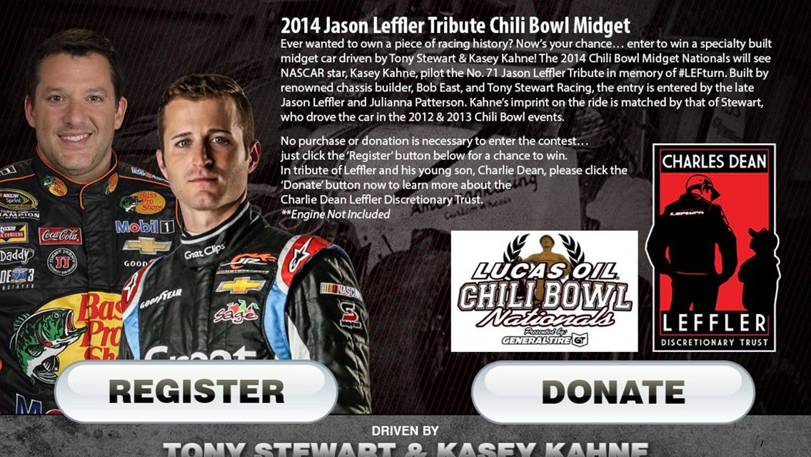 Kasey Kahne To Pilot Jason Leffler Tribute Car In Chili Bowl Midget Nationals