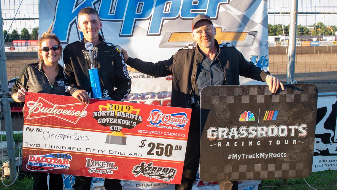 ZENZ HOLDS OFF FATHER FOR WIN
