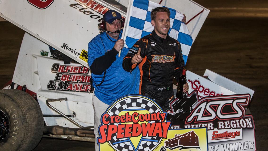 Seth Bergman Wires ASCS Red River At Creek County Speedway