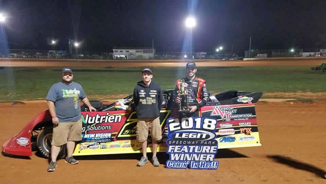 Billy Moyer Jr. Debuts New Black Diamond Race Car with Legit Victory