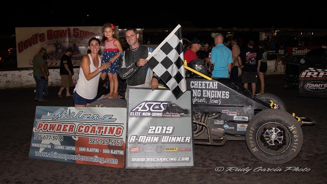 Justin Zimmerman Tops ASCS Elite Non-Wing At Devil’s Bowl Speedway