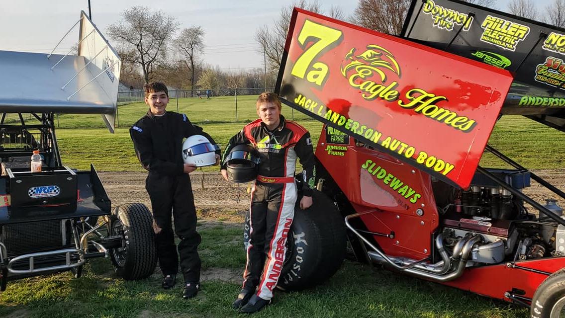 Turning laps at Southern Iowa Speedway