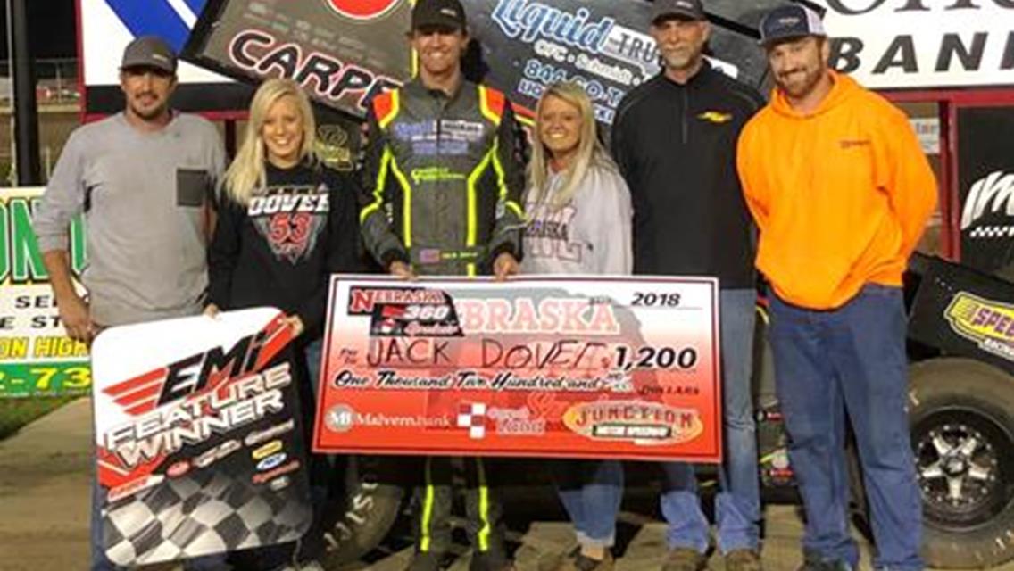 Dover Earns 12th Triumph of the Season for Seventh Time in His Career
