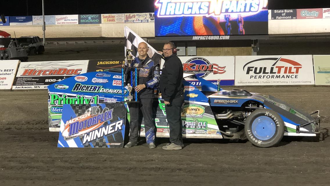 Hatlestad, Probst, Thompson and Devries Open Jackson Motorplex IMCA Nationals With Wins
