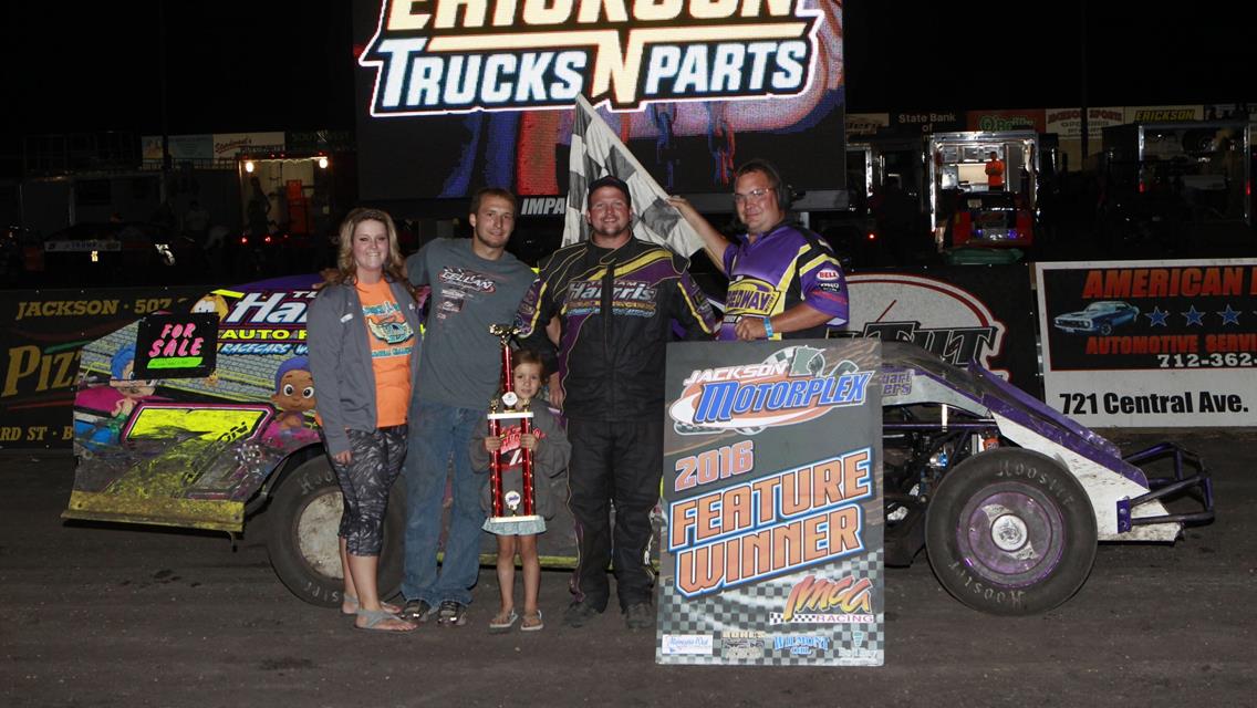 Jeff Larson, Myrvold and Forsburg Earn First Wins at Jackson Motorplex With Dustin Larson and Lonneman Returning to Victory Lane