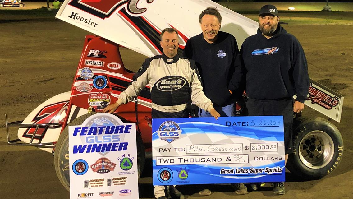 GRESSMAN WINS 1ST OF SEASON AT I-96