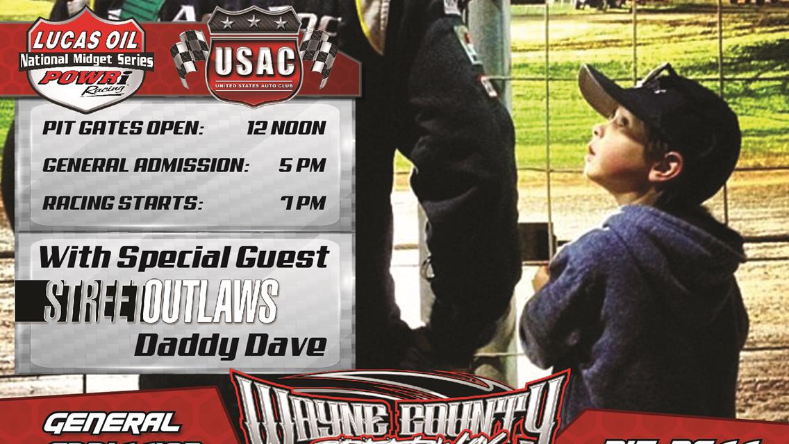 Wayne County Race has been rescheduled for Friday, October 21st, 2016
