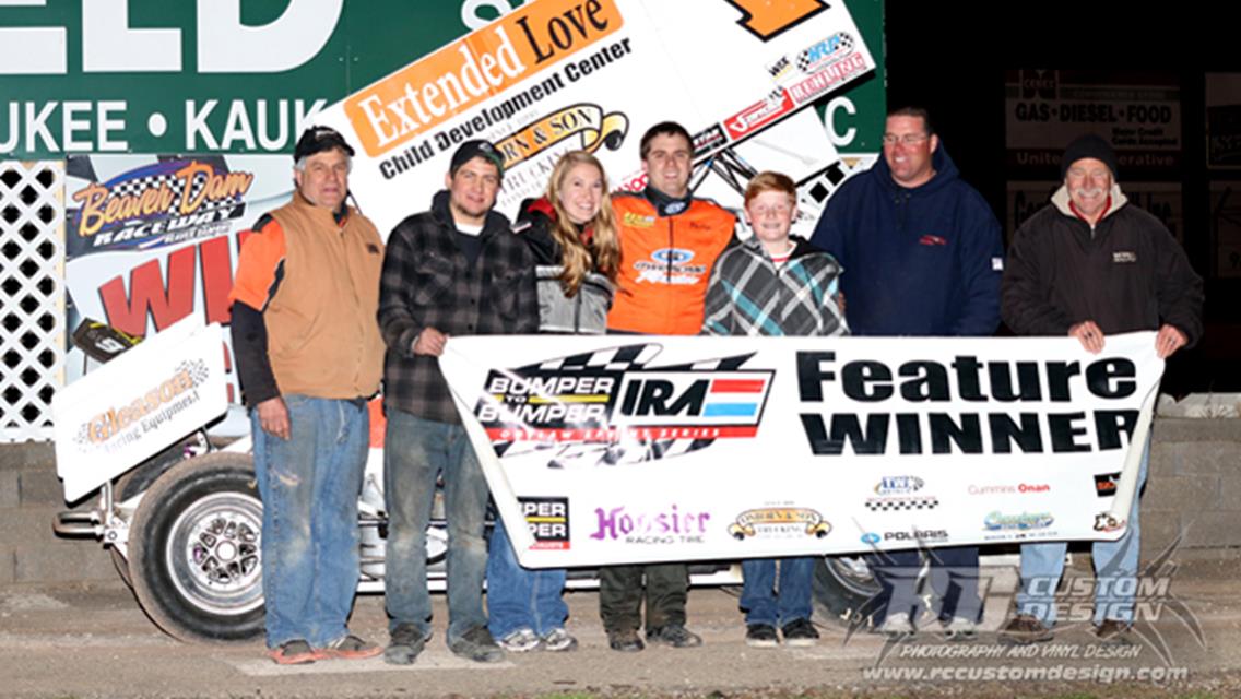 MOCK SCORES!  COLLECTS FIRST CAREER FEATURE WIN IN CLIFF HANGER AT BEAVER DAM