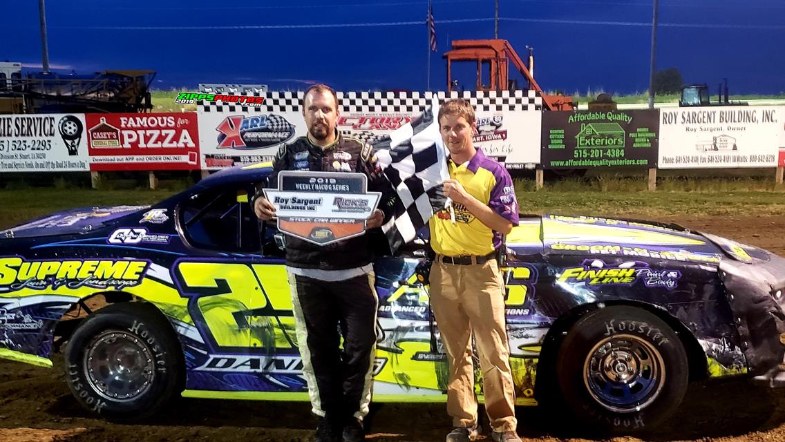 Daniels Takes Stock Car Thriller
