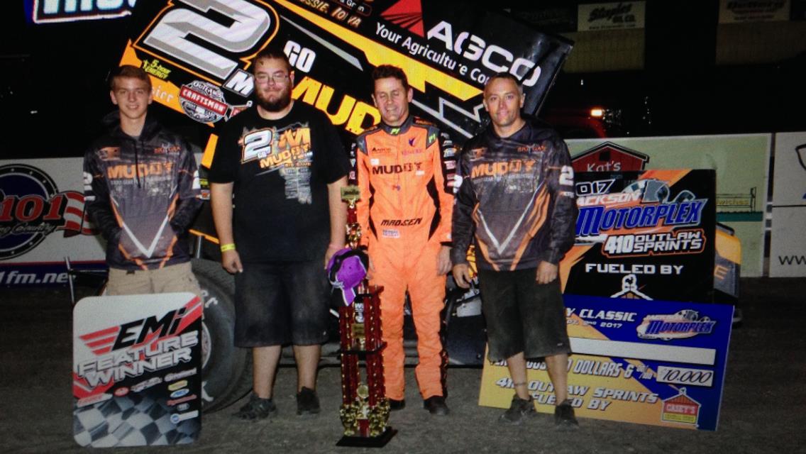 Madsen, Hafertepe Jr. and Schriever Victorious During Sprint Car Season Finale at Jackson Motorplex; Dobmeier Claims Track Title
