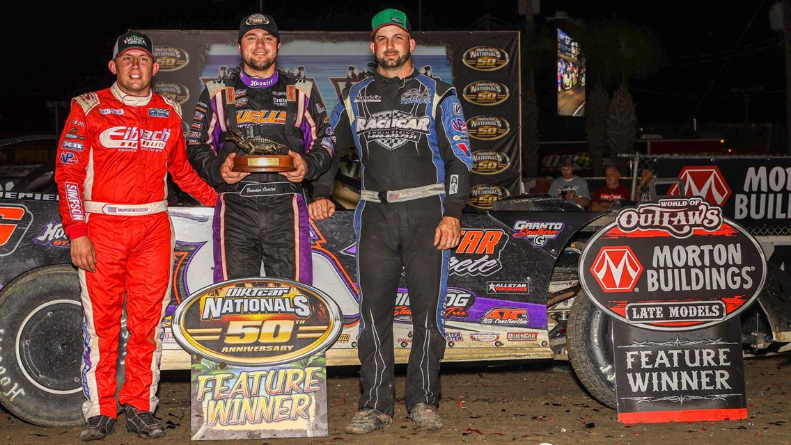 Volusia Speedway Park (Barberville, FL) - World of Outlaws Morton Buildings Late Model Series - 50th annual DIRTcar Nationals - February 8th-13th, 2021. (Michael Boggs Photography)