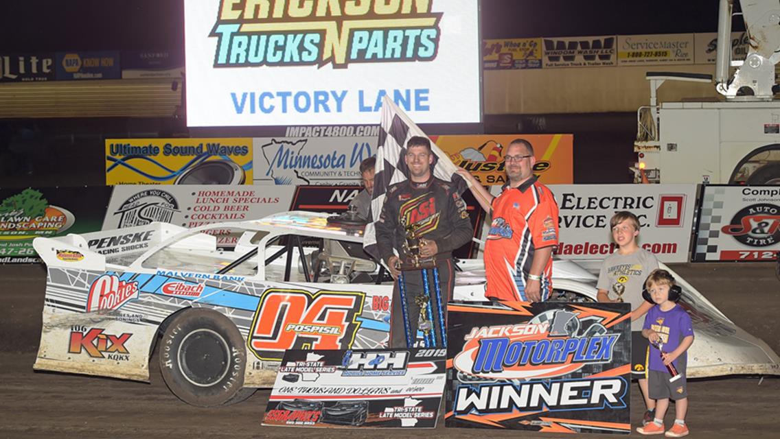 Pospisil, Kuchta, Clinton and Boumeester Win Features at Jackson Motorplex