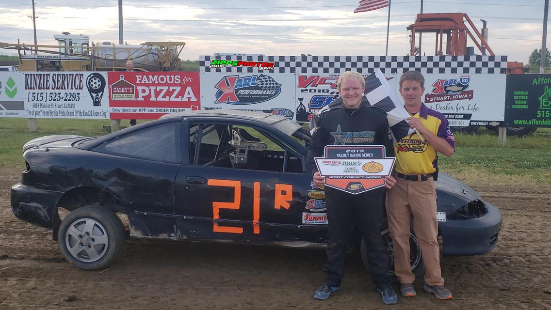 Daniels Takes Stock Car Thriller