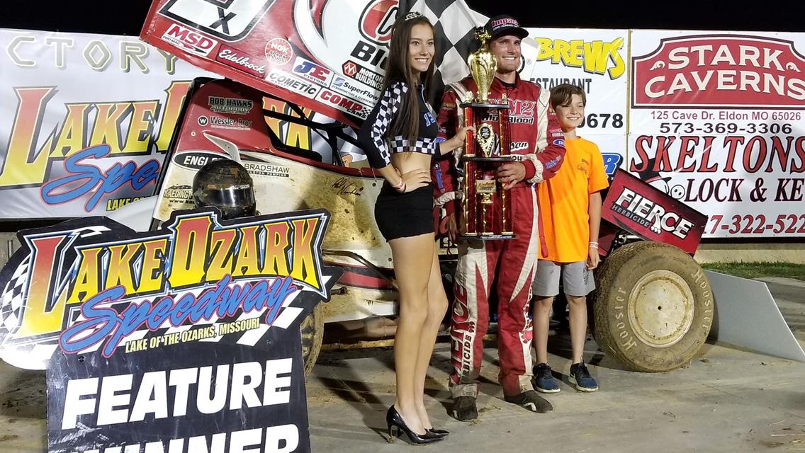 Paul Nienhiser Claims ASCS Warrior Region Victory At Lake Ozark Speedway