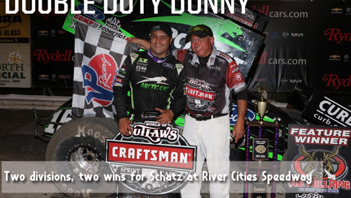 Schatz Doubles Up at River Cities