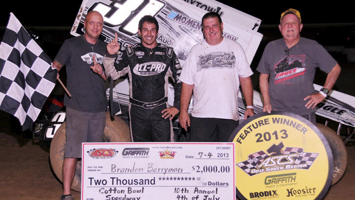Brandon Berryman picks up Cotton Bowl victory