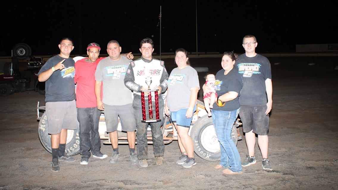 Zachary Madrid Captures Sprint Car Victory and Modified Podium at CSP’s Birthday Bash