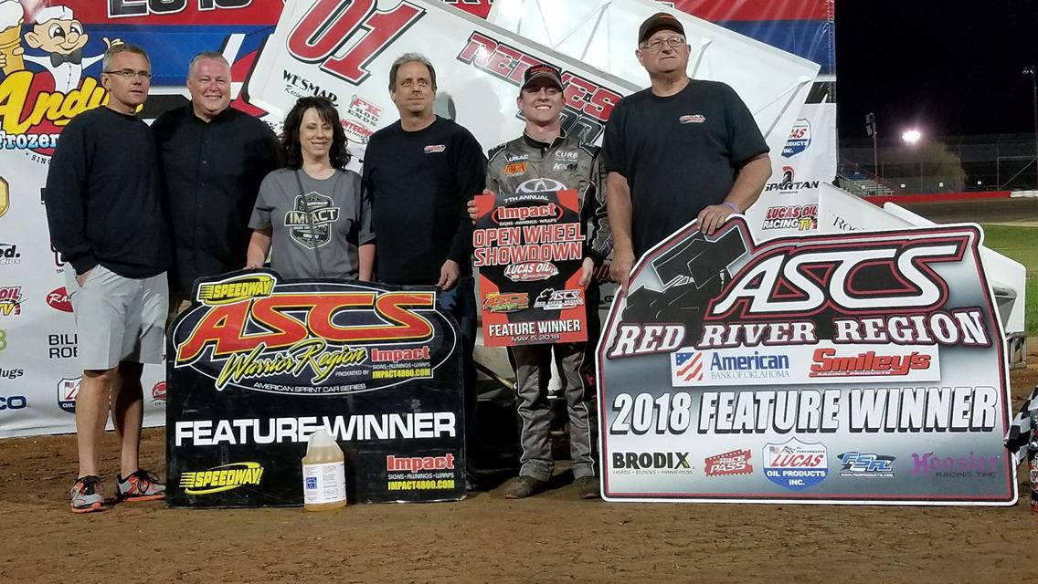 It’s Logan Seavey At Lucas Oil Speedway in ASCS Red River/Warrior Competition