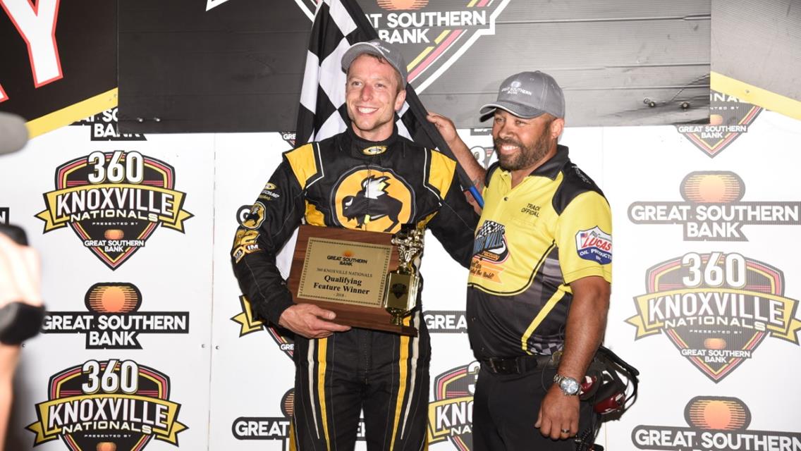 Kennedy Holds Off Swindell To Win Night One Of The 28th Annual Knoxville 360 Nationals