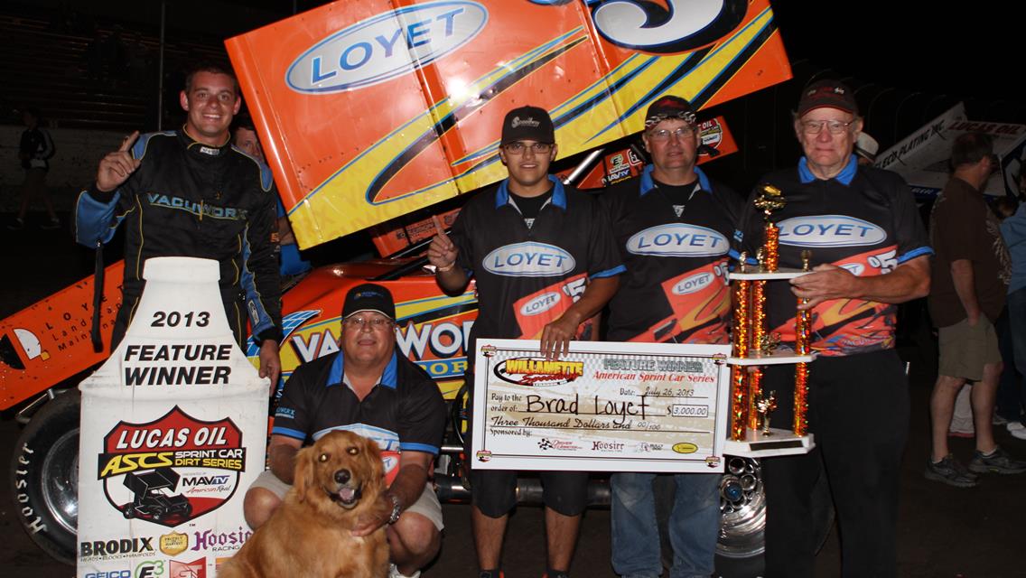 Loyet runs to Lucas Oil ASCS triumph at Willamette