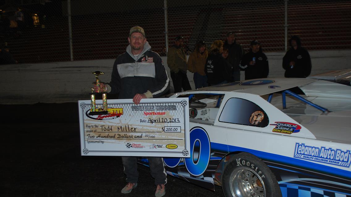 Sportsman Feature To Miller