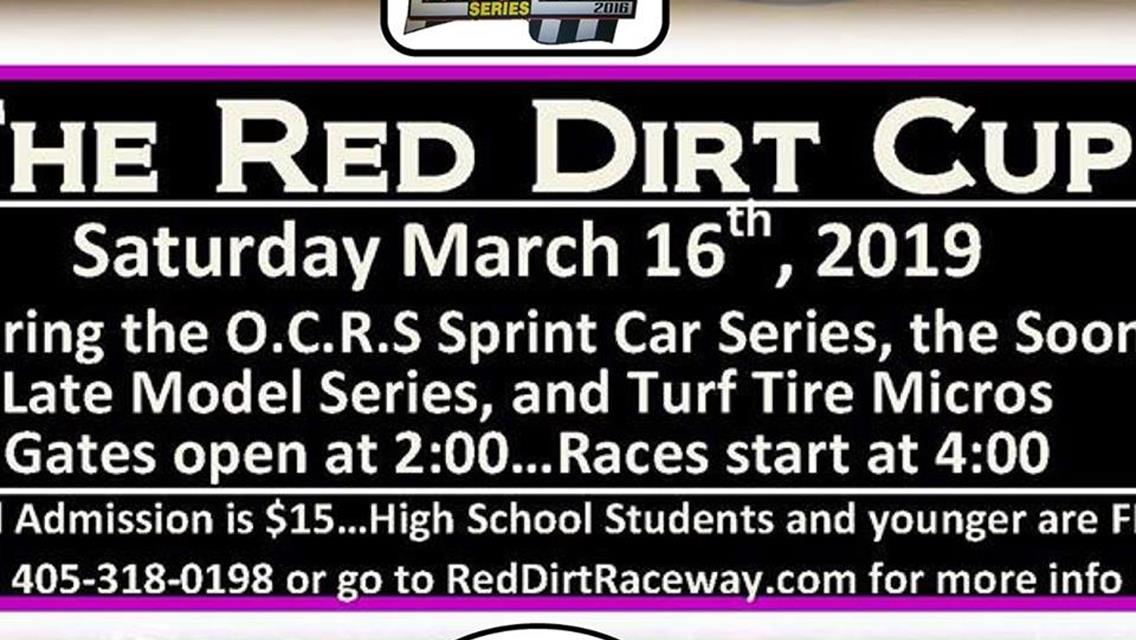 OCRS Sprints, Sooner Late Models highlight the Red Dirt Cup Saturday at Red Dirt Raceway