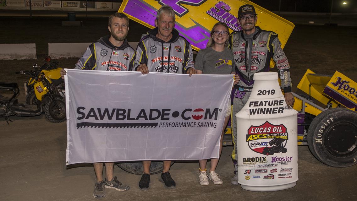 Hahn Holds Off Hafertepe In Lucas Oil American Sprint Car Series Battle At Big Sky Speedway Finale